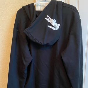 Lacoste Zip Up Hooded Sweater
